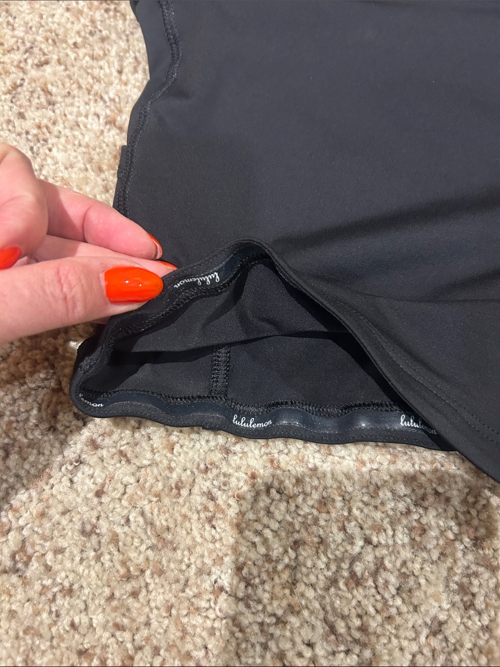 Lululemon Black Pleated Mini Athletic Skirt - Picture 6 of 6
